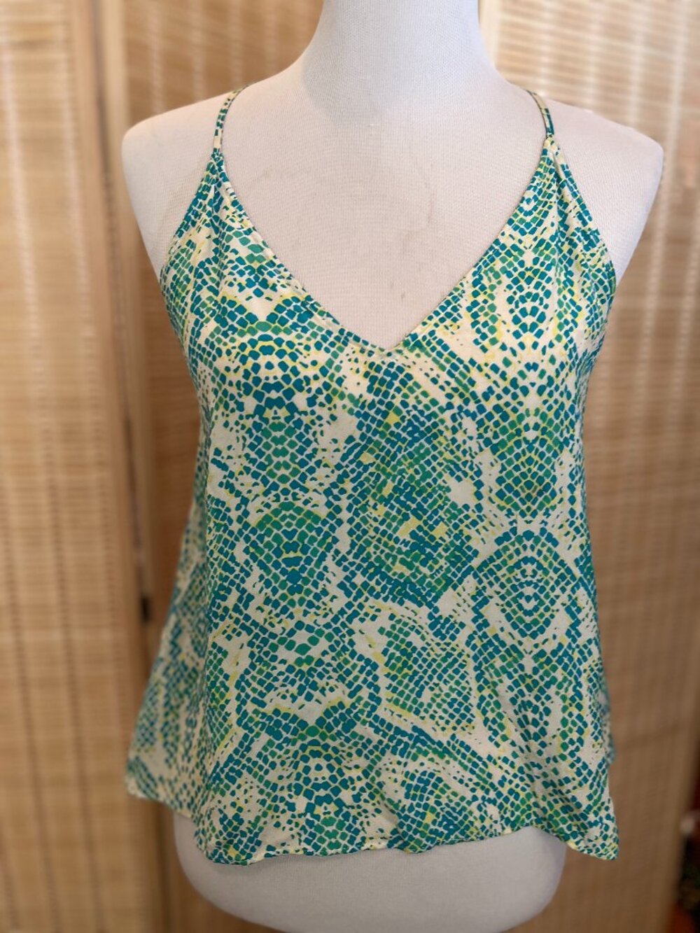 BEBE SILK TOP - Never Worn